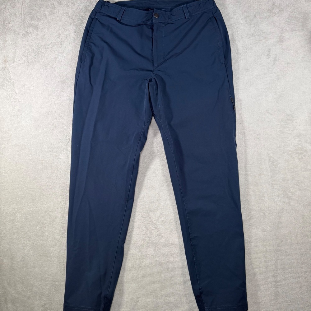 Mack Weldon Radius Joggers Mens Medium Navy Blue Performance‎ Stretch Pants